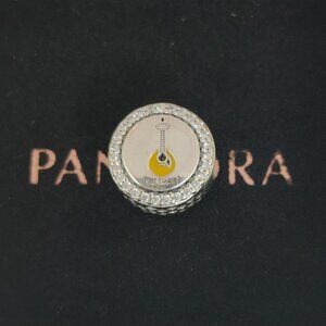 Pandora Portuguese Guitar Sterling Silver Charm Bead Portugal Travel Vacation